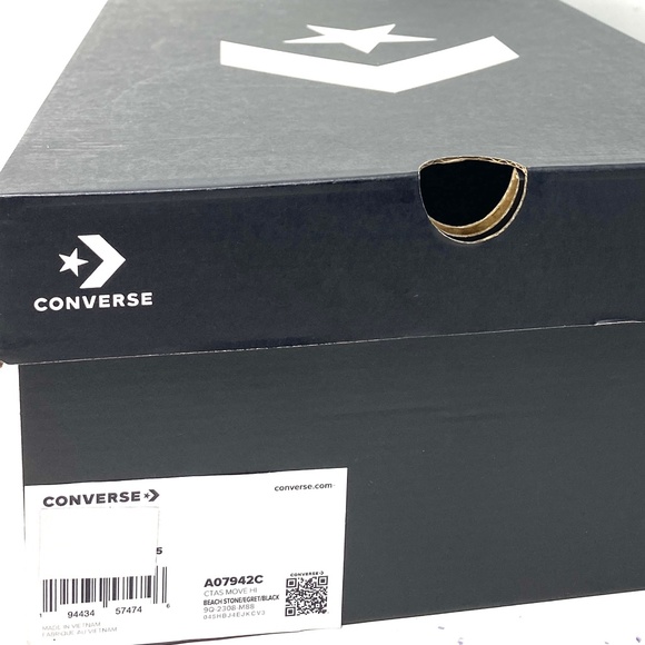 Converse Chuck Taylor Move Platform Shoes Casual Leather High For Women A07942C - Picture 9 of 10